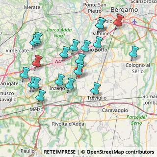 Mappa Via Leopardi, 24045 Fara Gera d'Adda BG, Italia (8.183)