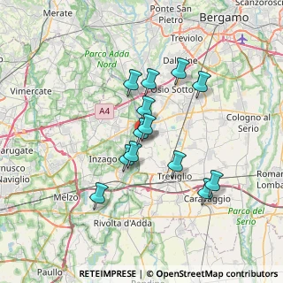 Mappa Via Leopardi, 24045 Fara Gera d'Adda BG, Italia (5.83077)