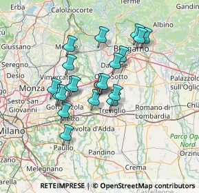 Mappa Via Leopardi, 24045 Fara Gera d'Adda BG, Italia (11.525)