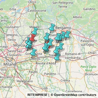 Mappa Via Leopardi, 24045 Fara Gera d'Adda BG, Italia (9.699)