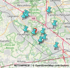 Mappa Via Luigi Cadorna, 20014 Nerviano MI, Italia (3.27333)