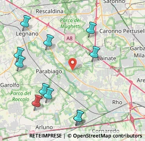 Mappa Via Luigi Cadorna, 20014 Nerviano MI, Italia (4.99545)