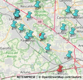 Mappa Via Luigi Cadorna, 20014 Nerviano MI, Italia (5.07263)