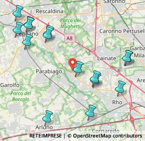 Mappa Via Luigi Cadorna, 20014 Nerviano MI, Italia (5.13333)