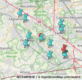 Mappa Via Luigi Cadorna, 20014 Nerviano MI, Italia (3.86083)