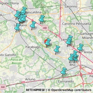 Mappa Via Luigi Cadorna, 20014 Nerviano MI, Italia (5.375)