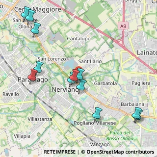 Mappa Via Luigi Cadorna, 20014 Nerviano MI, Italia (2.45083)