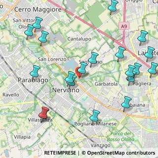 Mappa Via Luigi Cadorna, 20014 Nerviano MI, Italia (2.6225)