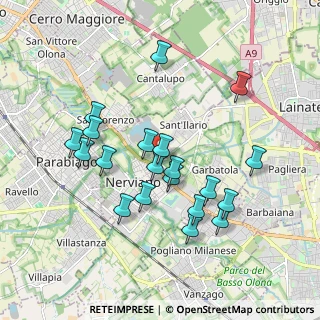 Mappa Via Luigi Cadorna, 20014 Nerviano MI, Italia (1.7555)
