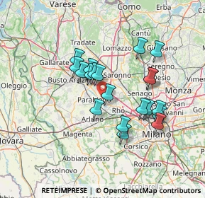 Mappa Via Luigi Cadorna, 20014 Nerviano MI, Italia (11.7935)