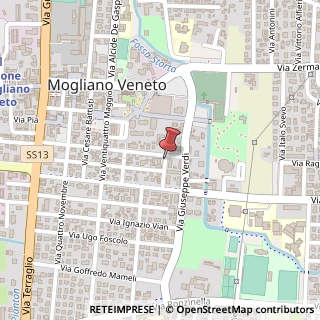 Mappa Via Giuseppe Garibaldi, 2, 31021 Mogliano Veneto, Treviso (Veneto)
