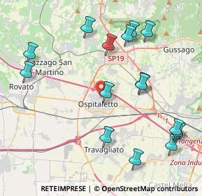 Mappa Via Monte Ortigara, 25035 Ospitaletto BS, Italia (4.70733)