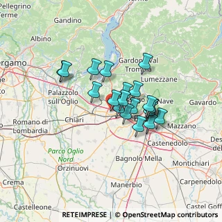 Mappa Via Monte Ortigara, 25035 Ospitaletto BS, Italia (9.536)