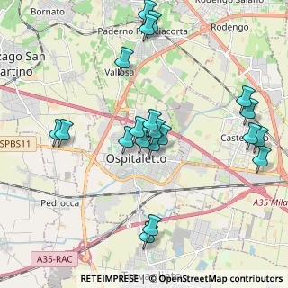 Mappa Via Monte Ortigara, 25035 Ospitaletto BS, Italia (2.081)