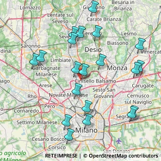 Mappa Via Enrico Fermi, 20037 Paderno Dugnano MI, Italia (9.1875)