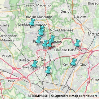 Mappa Via Enrico Fermi, 20037 Paderno Dugnano MI, Italia (3.05455)