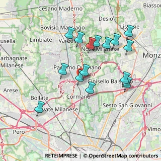 Mappa Via Enrico Fermi, 20037 Paderno Dugnano MI, Italia (3.668)