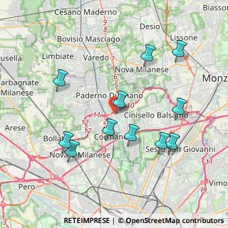 Mappa Via Enrico Fermi, 20037 Paderno Dugnano MI, Italia (4.01182)