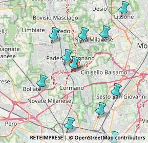 Mappa Via Enrico Fermi, 20037 Paderno Dugnano MI, Italia (5.23923)