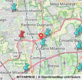 Mappa Via Enrico Fermi, 20037 Paderno Dugnano MI, Italia (3.26923)