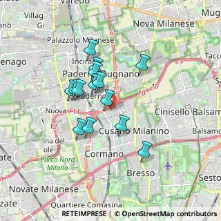 Mappa Via Enrico Fermi, 20037 Paderno Dugnano MI, Italia (1.42214)