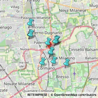 Mappa Via Enrico Fermi, 20037 Paderno Dugnano MI, Italia (1.27667)