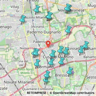 Mappa Via Enrico Fermi, 20037 Paderno Dugnano MI, Italia (2.419)