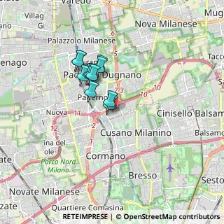 Mappa Via Enrico Fermi, 20037 Paderno Dugnano MI, Italia (1.27091)