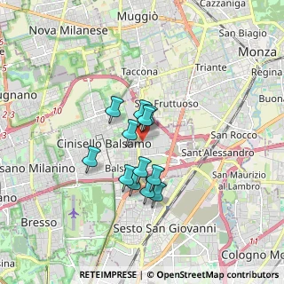 Mappa Via Cremona, 20092 Cinisello Balsamo MI, Italia (1.22333)