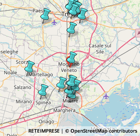 Mappa Via Giuseppe Verdi, 31021 Mogliano Veneto TV, Italia (8.6375)