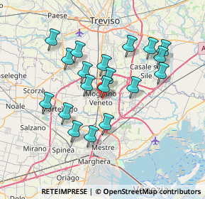 Mappa Via Giuseppe Verdi, 31021 Mogliano Veneto TV, Italia (6.49526)