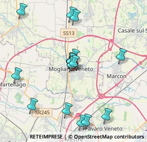 Mappa Via Giuseppe Verdi, 31021 Mogliano Veneto TV, Italia (3.92313)