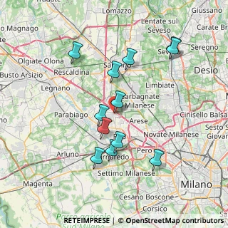 Mappa Via Giacomo Puccini, 20045 Lainate MI, Italia (7.06167)