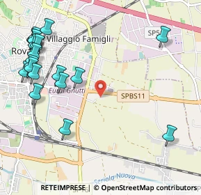 Mappa Strada 11, 25038 Rovato BS (1.3745)