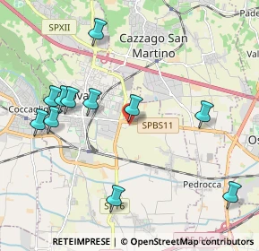 Mappa Strada 11, 25038 Rovato BS (2.22)