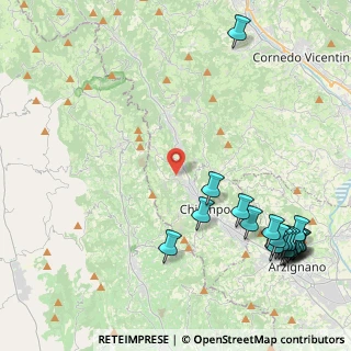 Mappa Via Bevilacqua, 36072 Chiampo VI, Italia (5.9135)