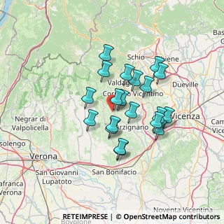 Mappa Via Bevilacqua, 36072 Chiampo VI, Italia (10.9315)