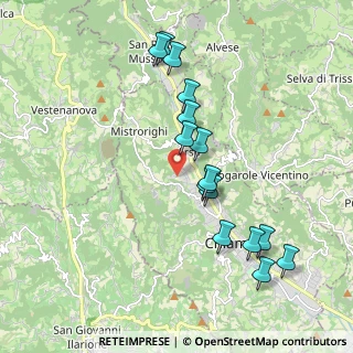 Mappa Via Bevilacqua, 36072 Chiampo VI, Italia (1.92)