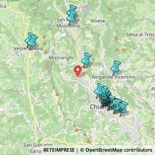 Mappa Via Bevilacqua, 36072 Chiampo VI, Italia (2.3955)