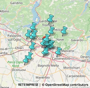 Mappa Via Mandolossa, 25064 Brescia BS, Italia (9.20158)