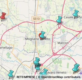 Mappa Via Italo Svevo, 31021 Mogliano Veneto TV, Italia (6.44846)