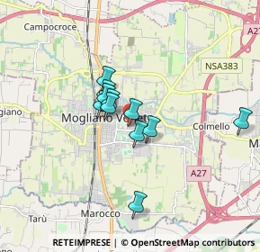 Mappa Via Italo Svevo, 31021 Mogliano Veneto TV, Italia (1.44583)