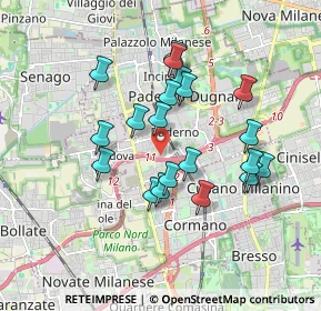 Mappa Via Trieste, 20037 Paderno Dugnano MI, Italia (1.568)