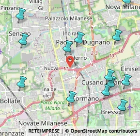 Mappa Via Trieste, 20037 Paderno Dugnano MI, Italia (2.71615)
