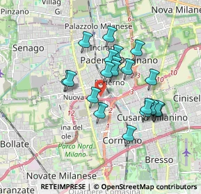 Mappa Via Trieste, 20037 Paderno Dugnano MI, Italia (1.4925)