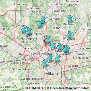 Mappa Via Trieste, 20037 Paderno Dugnano MI, Italia (7.174)
