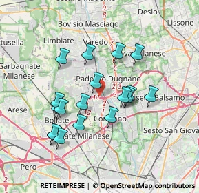 Mappa Via Trieste, 20037 Paderno Dugnano MI, Italia (3.28111)