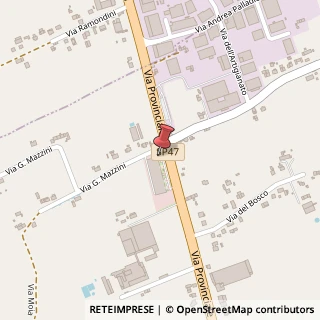 Mappa Via Provinciale, 2, 35010 Campo San Martino, Padova (Veneto)