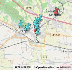 Mappa Via Scaroni, 25038 Rovato BS, Italia (1.32818)