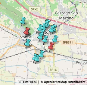 Mappa Via Scaroni, 25038 Rovato BS, Italia (1.2675)
